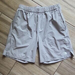 The North Face Light Gray Active Shorts